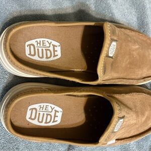 Hey Dude Women's Tan Slip-On Shoes